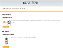 Tablet Screenshot of kabeltech.pl
